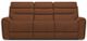La-Z-Boy® Soren Cognac Leather Power Reclining Sofa-1