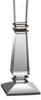 A & B Home Clear 27" Glass Candle Holder-1