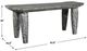 Uttermost® Fade To Black Distressed Black/White Wood Bench-4