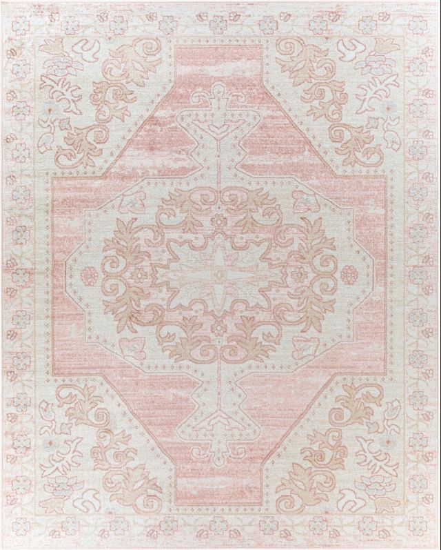 Surya St Tropez Beige/Pink 5'x7' Area Rug-0