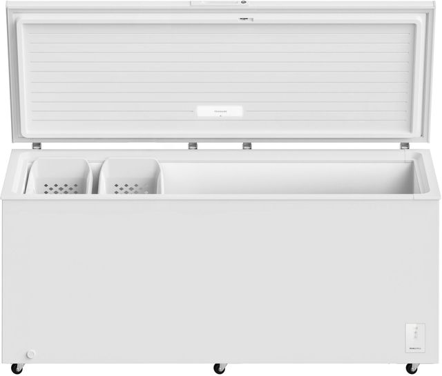 Frigidaire® 80" 24.9 Cu. Ft. White Garage Ready Convertible Chest Freezer-2