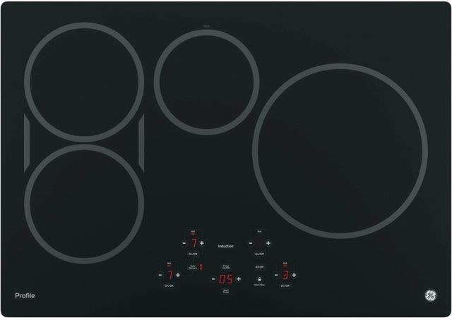 GE Profile™ Series 30" Black Built-in Touch Control Induction Cooktop-2