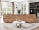 Corinthian Furniture Jordan 6-Piece Camel L-Shape Power Reclining Sectional-1