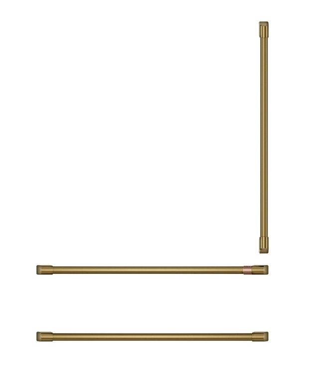 Café™ Brushed Brass Refrigeration Handle Kit-0
