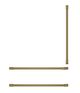 Café™ Brushed Brass Refrigeration Handle Kit-0