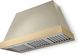 AGA Euclid 48" Fawn Wall Mounted Range Hood with Polished Brass Trim-0