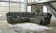 Signature Design by Ashley® Nettington 4-Piece Smoke L-Shape Power Reclining Sectional Sofa-4