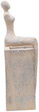 A & B Home Washed White Plant Pot-5