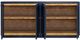 International Furniture Direct Arcadia Dark Blue Console-3