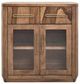 International Furniture Direct Balam Stained Brown Server-3