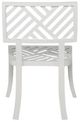 Century® Carrier and Company Sloan White Aluminum Outdoor Dining Side Chair-2