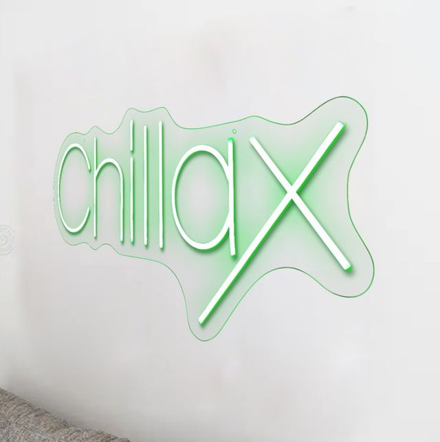 Classy Enlightened Chillax Neon Sign-3