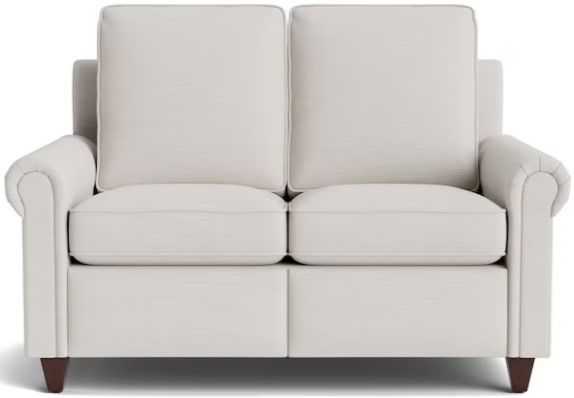 Bassett® Furniture Customizable BenchMade Motion Reclining Panel Arm Loveseat-1