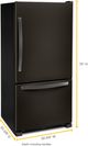 Whirlpool® 33" 22.1 Cu. Ft. Black Stainless Steel Bottom Freezer Refrigerator-3