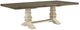 Signature Design by Ashley® Bolanburg Weathered Gray Extension Dining Table with Antique White Trestle Legs-0