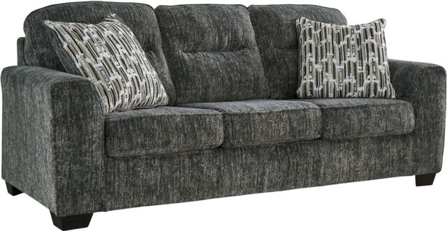 Signature Design by Ashley® Lonoke Gunmetal Sofa-0