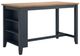 Signature Design by Ashley® Gesthaven Blue/Natural Counter Height Dining Table-0