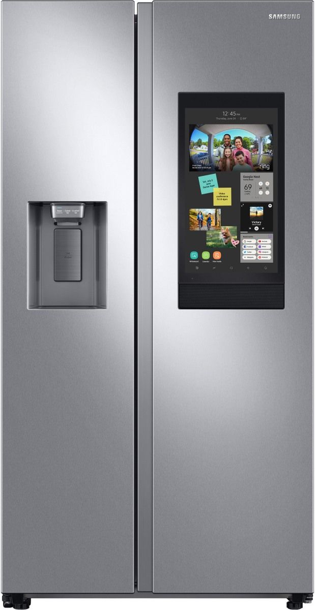 Samsung 36 in. 26.7 Cu. Ft. Fingerprint Resistant Stainless Steel Standard Depth Side-by-Side Refrigerator