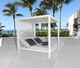 CabanaCoast® Customizable Muse Aluminum Outdoor Daybed Roof with 2 Curtain-5