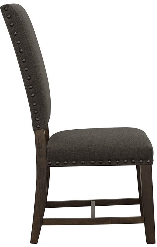 Coaster® Twain 2-Piece Warm Grey Side Chairs-3