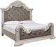 Signature Design by Ashley® Andonhall Antique White Queen Upholstered Panel Bed-0