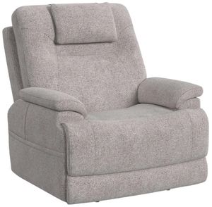 Flexsteel® Zecliner M2 Dove Power Sleep Recliner with Power Headrest and Lumbar
