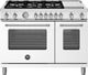 Bertazzoni Master Series 48" Bianco Matt Pro Style Dual Fuel Range-0