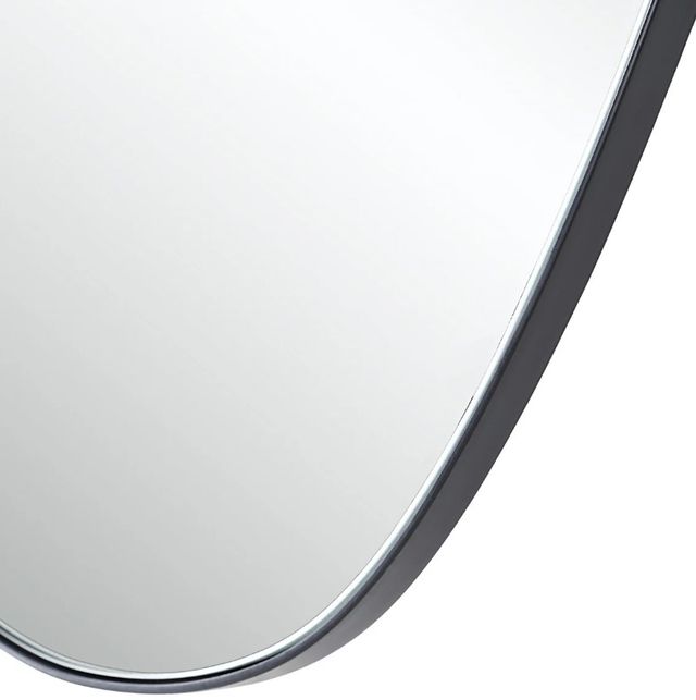 Renwil® Gela Matte Black Accent Mirror-4