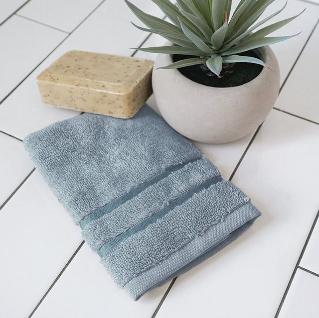 Cariloha Blue Lagoon Viscose and Turkish Cotton Blend Washcloth-4