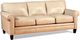 Campio Furniture Legacy Leather Brandy Beige Sofa-0