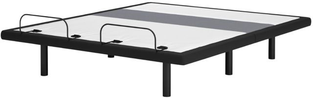 Sierra Sleep® By Ashley® Best Base Charcoal Gray California King Adjustable Base with Lumbar and Audio-2