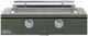 Caliber™ Rockwell Social 2-Burner Olive Built-In Natural Gas Grill with Polished Chrome Hardware-0