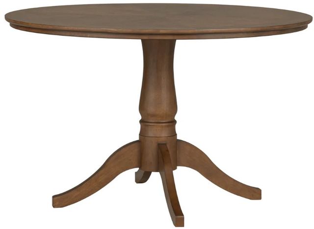 Flexsteel® Azalea Round Walnut Dining Table-0