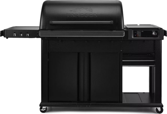 Traeger® Woodridge® Pro Plus 67" Black Freestanding Wood Pellet Grill-0