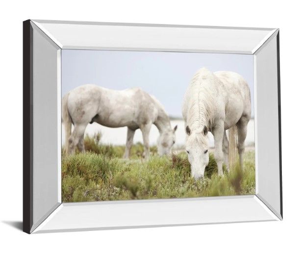Classy Art Peace by Irene Suchocki Mirrored Frame Wall Art-1