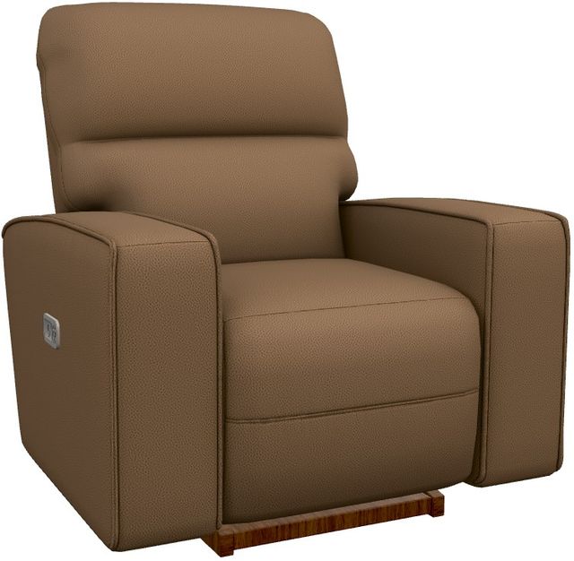 La-Z-Boy® Maddox Camel Power Rocking Recliner with Headrest-0