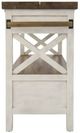 YHD Cassidy Brown/White Kitchen Island-3