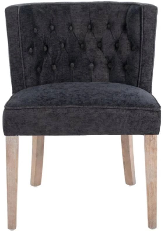 Nest Home Collections Charlie Anew Black/Gray Wash Dining Chair-2