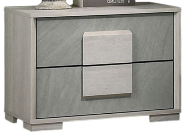 Furniture of America® Lincolt Stone Gray/White Wash Nightstand-0