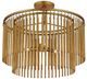 Currey & Company Mantra Gold Leaf Semi-Flush Mount-2