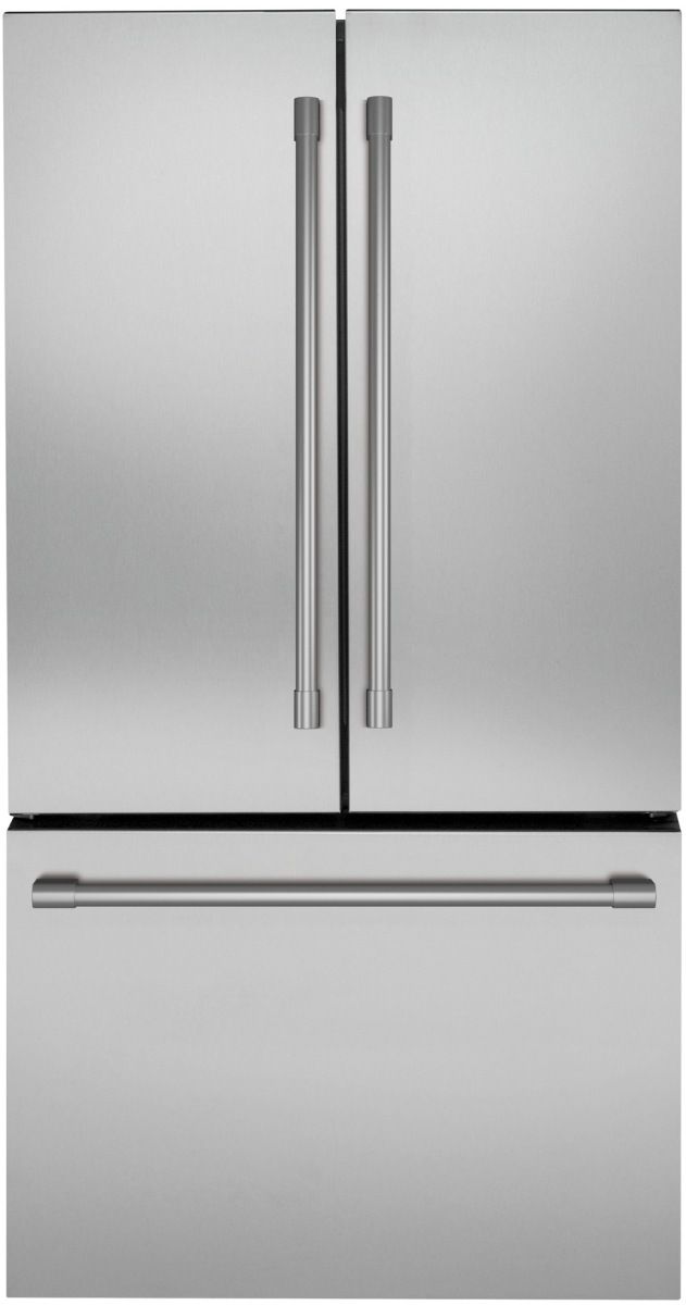 Monogram® 36" 23.1 Cu. Ft. Stainless Steel Freestanding Counter Depth French Door Refrigerator