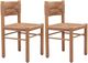 Zuo® Modern Iska 2-Piece Natural Aluminum Outdoor Dining Side Chair Set-0