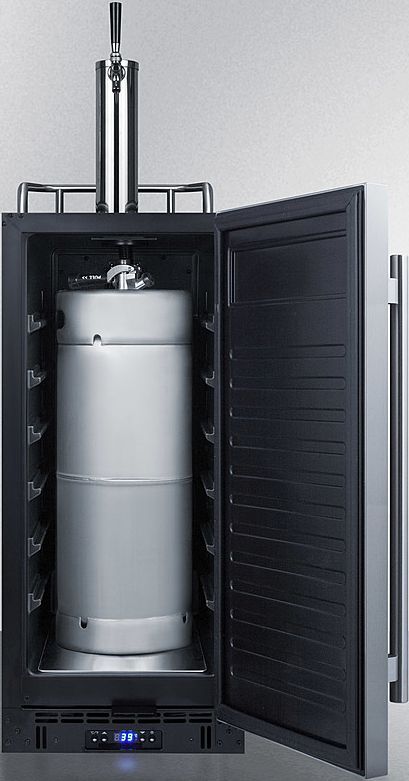 Summit® 2.9 Cu. Ft. Stainless Steel Wine Cooler-3