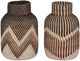 Sagebrook Home Black/Brown Woven Vase-3