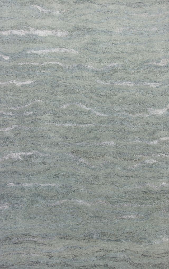 KAS Rugs Serenity Slate Breeze 5'x7' Rug-0