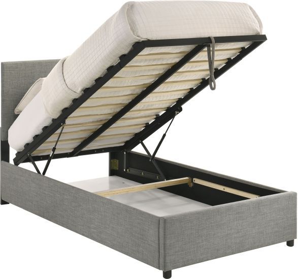 Coaster® Reeves Gray Youth Twin Hydraulic Storage Panel Bed-4