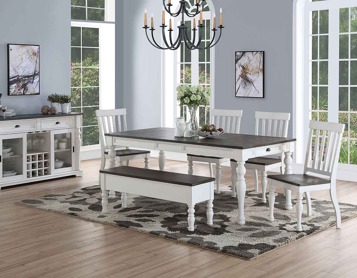 Two tone dining room set sale