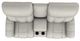 La-Z-Boy® Morrison Dove Power Reclining Loveseat with Console, Headrest, and Lumbar-4