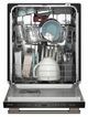 KitchenAid® 24" Black Ore 360° Max Jets™ Third Rack Top Control Built-In Dishwasher with ProDry™ System-5