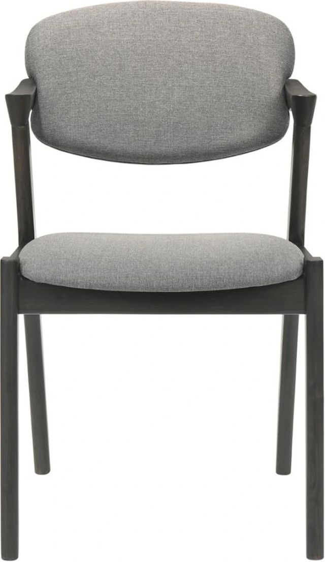 Coaster® Stevie 2-Piece Brown Grey/Black Upholstered Side Chairs-1
